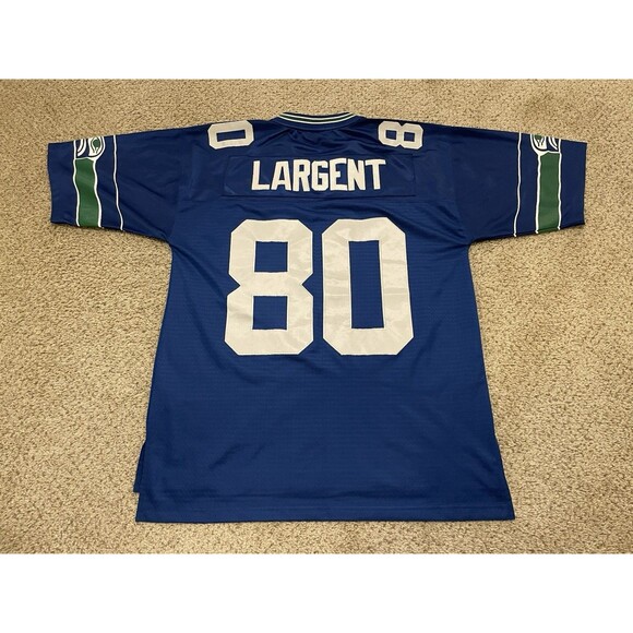 Mitchell & Ness Largent Seattle Seahawks NFL 1985 Jersey Stitched Mens Sz Large - Picture 2 of 6